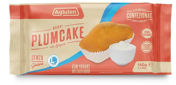AGLUTEN NUOVI PLUMCAKE YOGURT 4 PEZZI DA 35 G - Farmaspeed