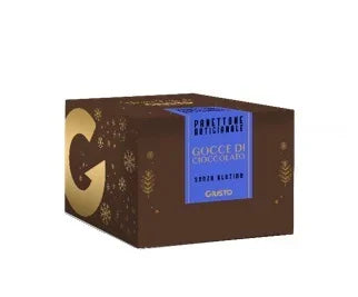 GIUSTO SENZA GLUTINE PANETTONE ARTIGIANALE CON GOCCE DI CIOCCOLATO 540 G - Farmaspeed