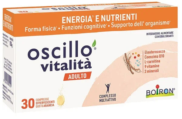 OSCILLO VITALITA' ADULTO 30 COMPRESSE EFFERVESCENTI - Farmaspeed