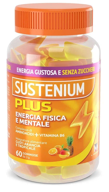 SUSTENIUM PLUS 60 CARAMELLE GOMMOSE 3 G - Farmaspeed