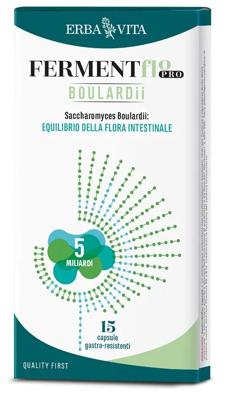 FERMENTFLOR PRO BOULARDII 15 CAPSULE GASTRO-RESISTENTI DA 550 MG - Farmaspeed