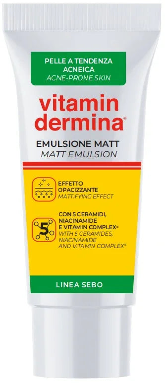 VITAMINDERMINA SEBO EMULSIONE MATTINO 40 ML - Farmaspeed
