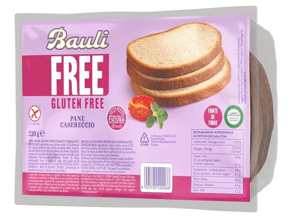 BAULI FREE PANE CASERECCIO 220 G - Farmaspeed