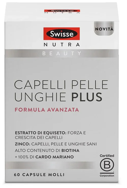 SWISSE CAPELLI PELLE UNGHIE PLUS 60 CAPSULE MOLLI - Farmaspeed