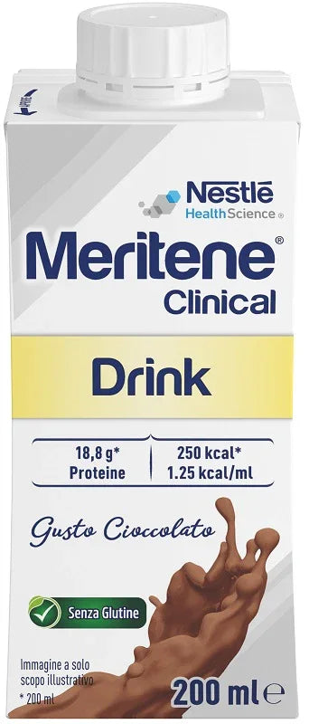 MERITENE CLINICAL DRINK CIOCCOLATO 200 ML - Farmaspeed