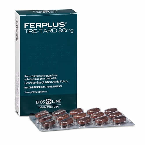 PRINCIPIUM FERPLUS TRE-TARD 30MG 30 COMPRESSE