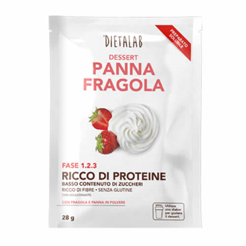 DIETALAB DESSERT PANNA FRAGOLA 28 G